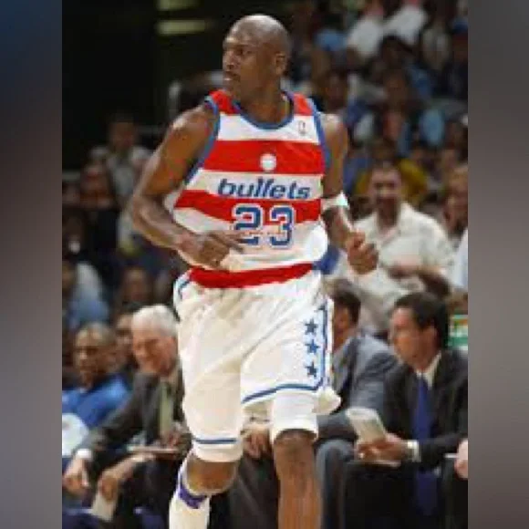 Michael Jordan Washington Bullets 2002/03 throwback game issued jersey, 2XL - Picture 14 of 15